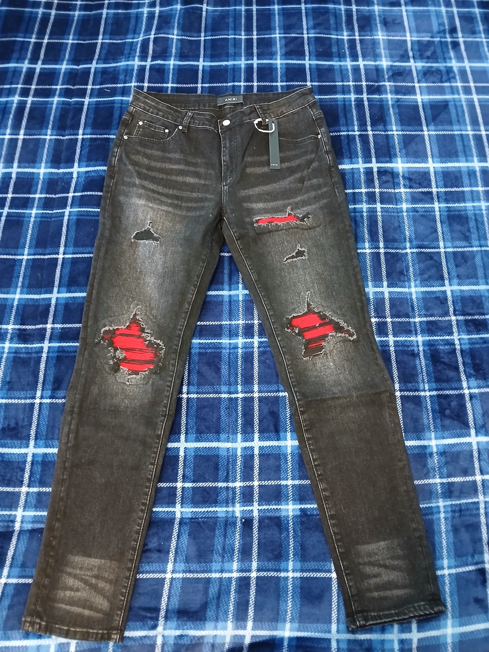 Amiri Slim Fit Black Jeans